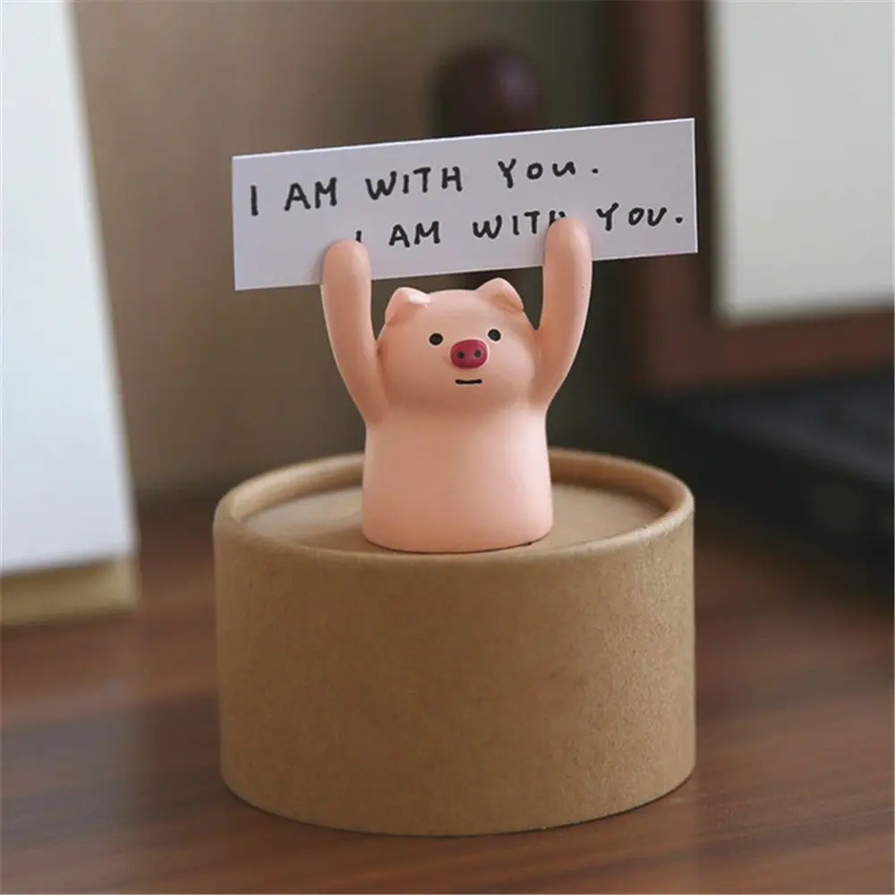 School Desktop Decoration Cat Picture Clip Message Photo Holder Frog Memo Clip Memo Holder Card Holder Photo Clip