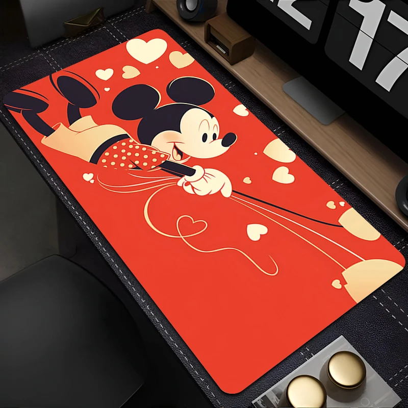لوحة الماوس ملحقات الكمبيوتر لوحة المفاتيح مكتب عمل حصيرة المضادة للانزلاق HD ماوس المطاط اللوحي وسادة M-ميكي ماوس الألعاب لوحة ممتدة #3