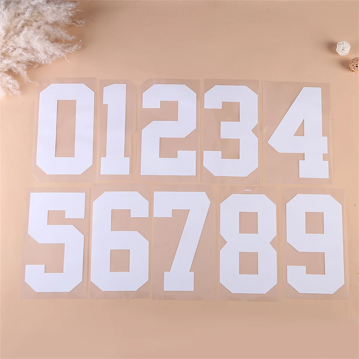 Patches For Clothes Heat Transfer Thermal Stickers DIY Washable T-Shirts Iron On Transfer Iron On Numbers Patches