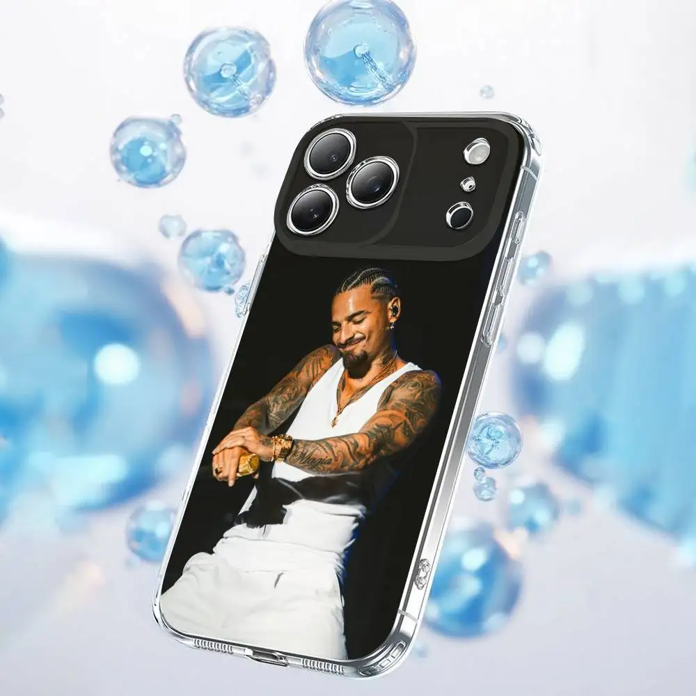 Singer M-Maluma Phone Case For iPhone 14,11,15,17,13,12,16,Plus,E,Air,Pro,Max,Mini Transparent Cover