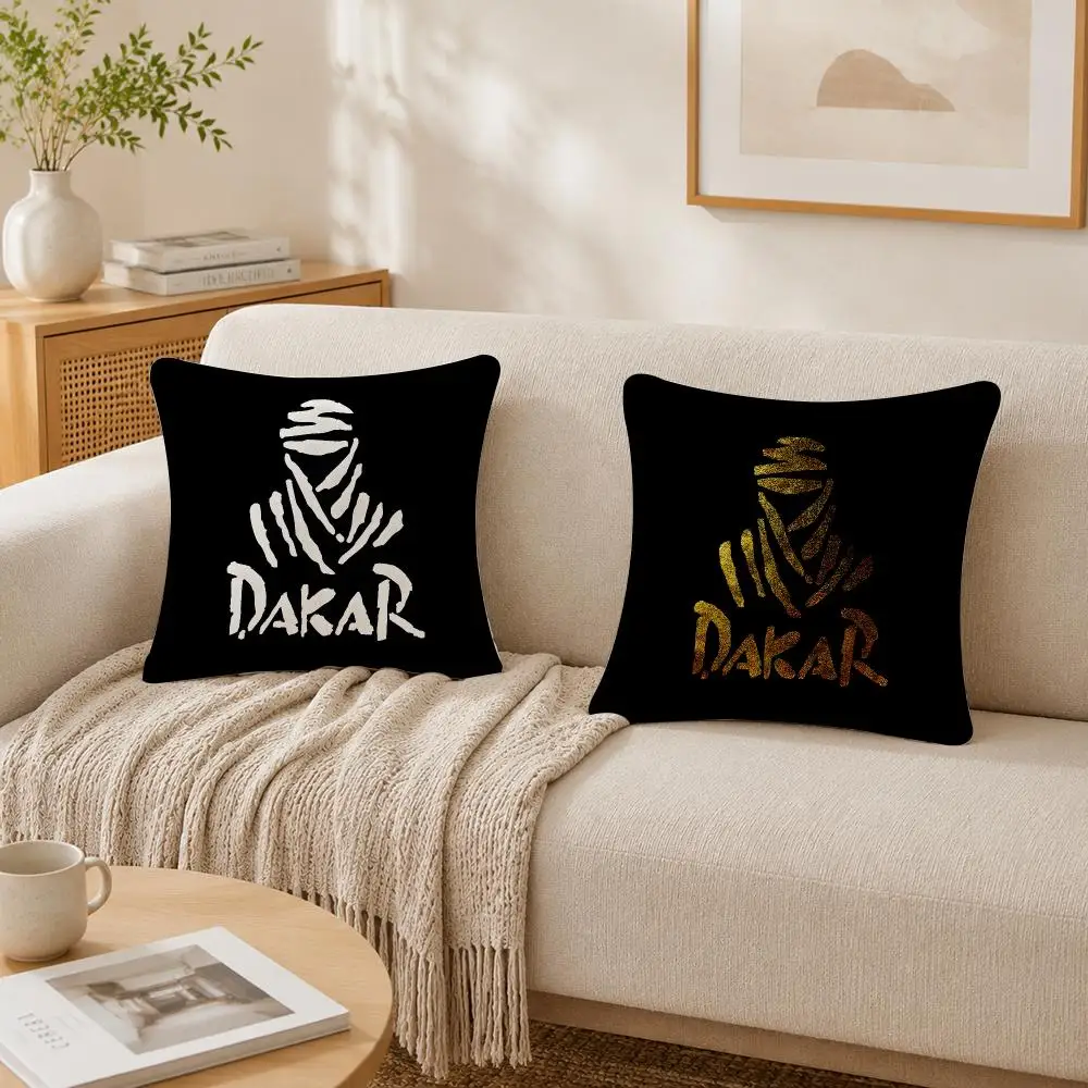 D-Dakar Famous R-Rally Cushion Cover Plush Decorative Pillow Case With Hidden Zipper Cutecore Room Decor For Home