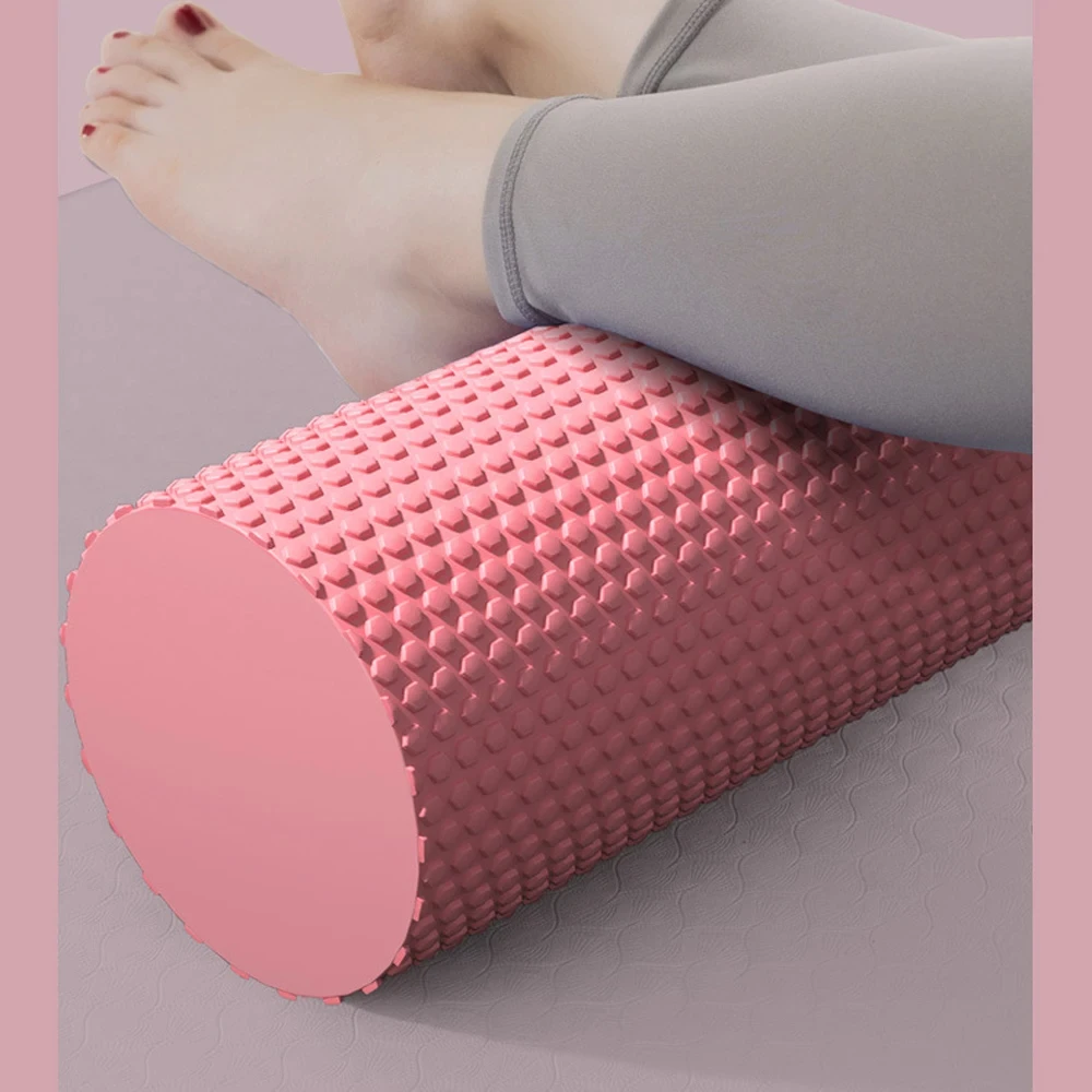 Yoga Foam Roller 30/45CM High-density EVA Muscle Roller Column Self Massage Tool for Pilates Yoga Fitness Gym Equipment