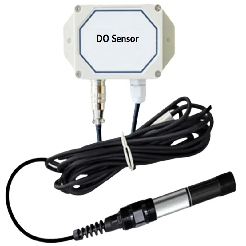 Polarography online monitoring digital lora lorawan RS485 Modbus aquaculture dissolved oxygen sensor