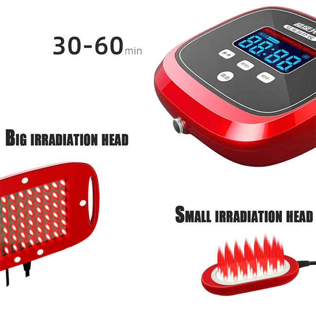 LASTEK Prostate Red Light Therapy Device Irradiate Probe Dysuria Nocturia Frequently Dredge Meridians Wound Healing Treatment