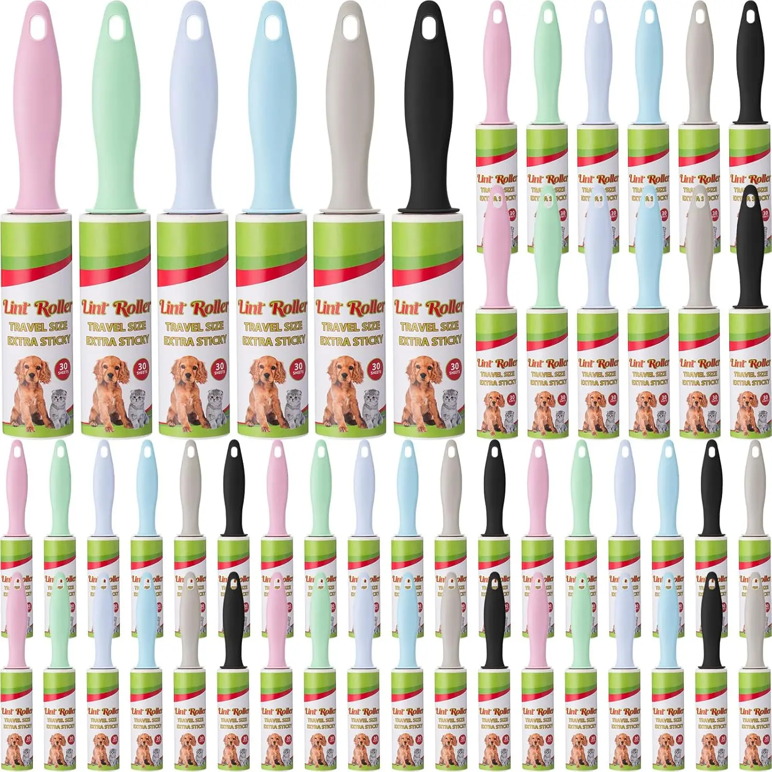 

Mini Lint Roller for Travel Small Lint Removers for Pet Hair and Clothes Travel Size Removers Sticky