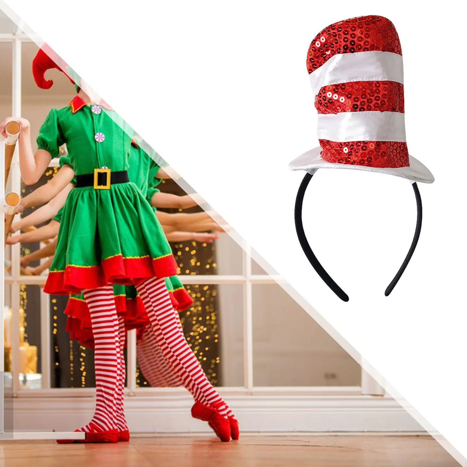 Mini Top Hat Headband Decor for Stage Performance Show Party Favors Holidays