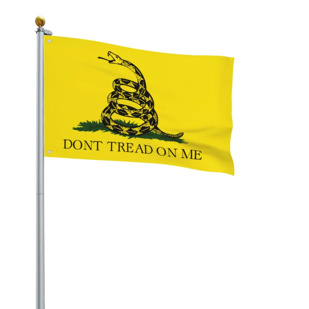 

90x60cm Dont Tread On Me Tea Party Rattle Snake Gadsden flag Indoor And Outdoor Decoration