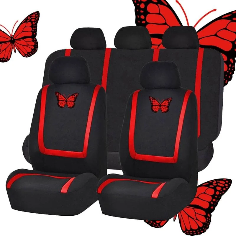 Car Seat Cover Universal Auto Flat Stretch Fabric Set Front Standard Automobile Interior Protector Products Accessories