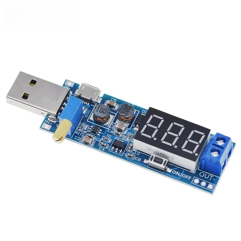 2/5/10PCS  DC-DC 5V to 3.5V / 12V USB Step UP / Down Power Supply Module Adjustable Boost Buck Converter Out DC 1.2V-24V