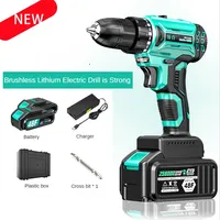 48VF New Wireless Hand Electric Drill Impact Cordless Lithium Battery Screwdriver For Decorating House Drilling Screw Power Tool
