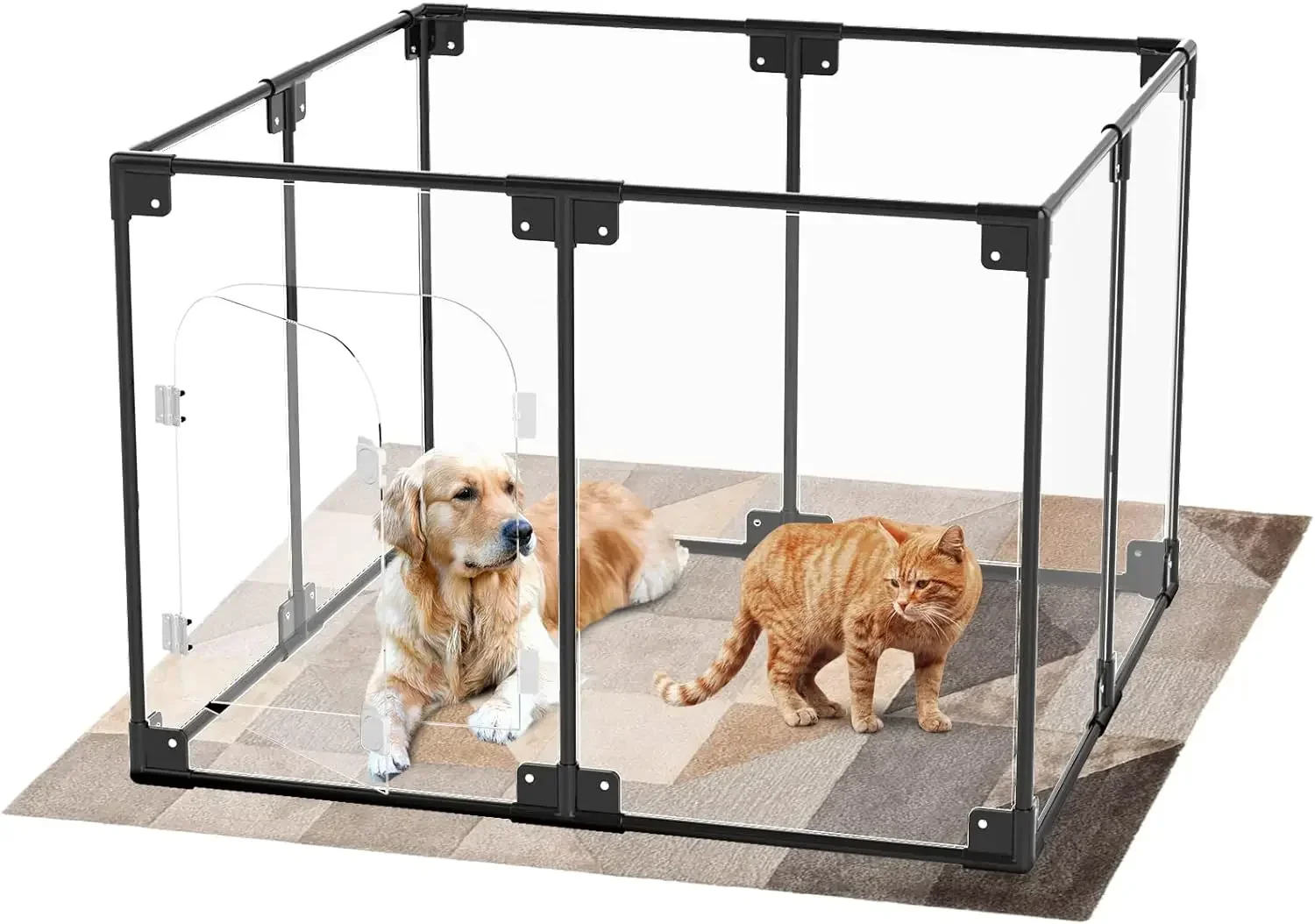 

# Hot Sales Pet Pen Pens For Dogs Crate Cage Kennel Dog Fence Clear Dog Playpen For Small Medium Dogs Puppy And Rabbit Indoor