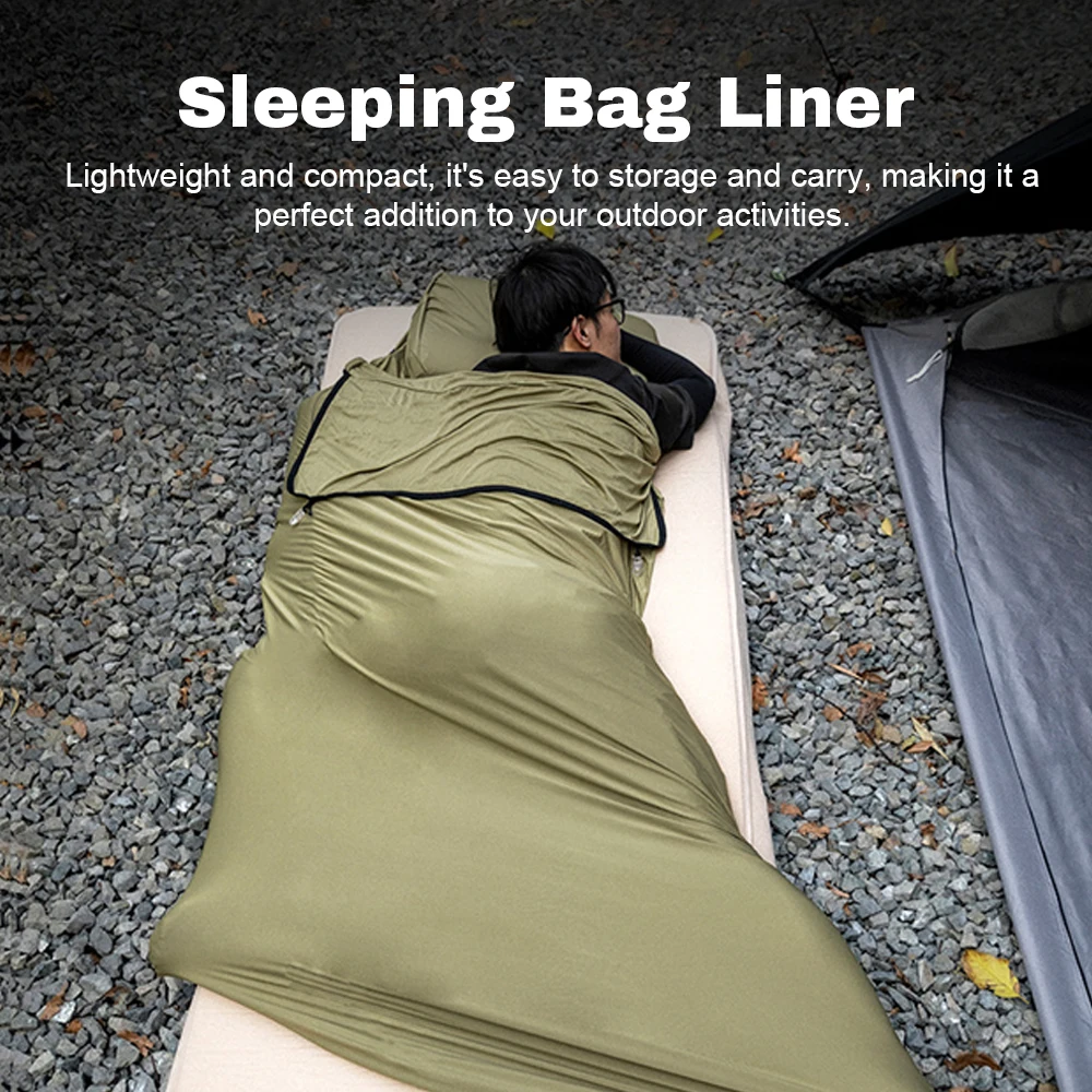 Sleeping Bag Liner Light Weight High Elastic Sleeping Bag Liner Outdoor Camping Travel Hotel Sleeping Bag Liner