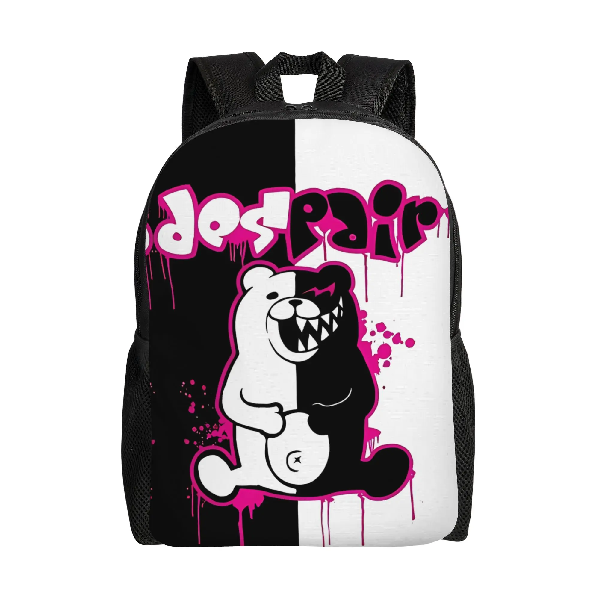 

Рюкзак Y2K Danganronpa Monokuma Despair Graffiti для офисных работников, повседневный, большой вместимости, к новому учебному году