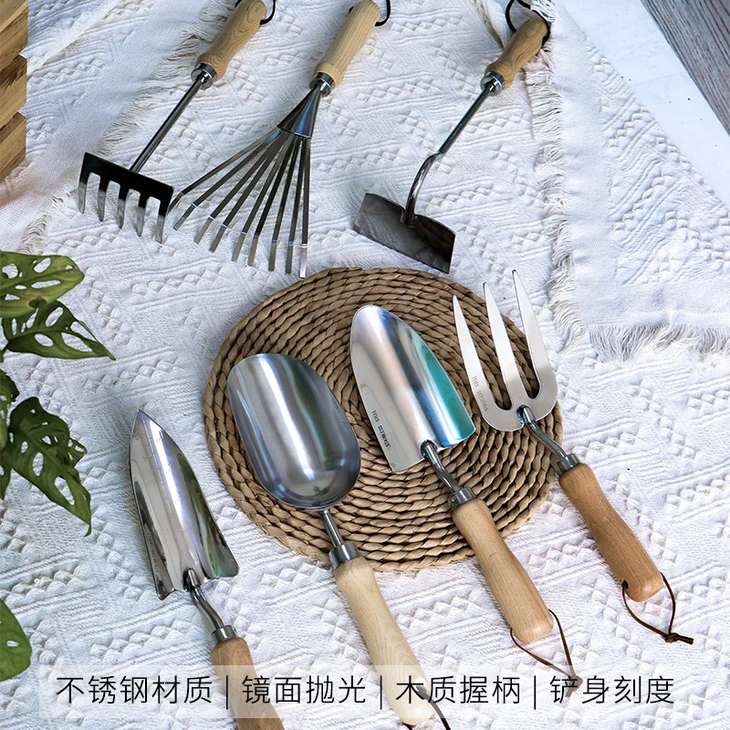 Shovel gardening tools home raising flowers and succulent loose soil planting set flower potting thickened gardening small shove