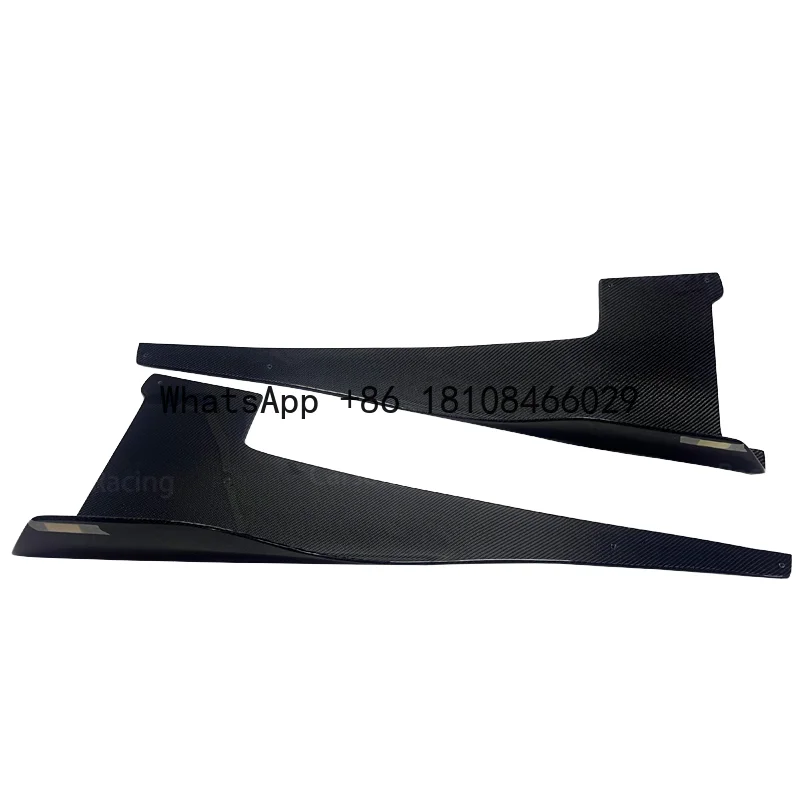 

For BMW I8 WET Carbon Fiber Side Skirts Aprons Kit Side Skirt Bumper Apron Extension I8 Forge Carbon Fiber Side Skirts