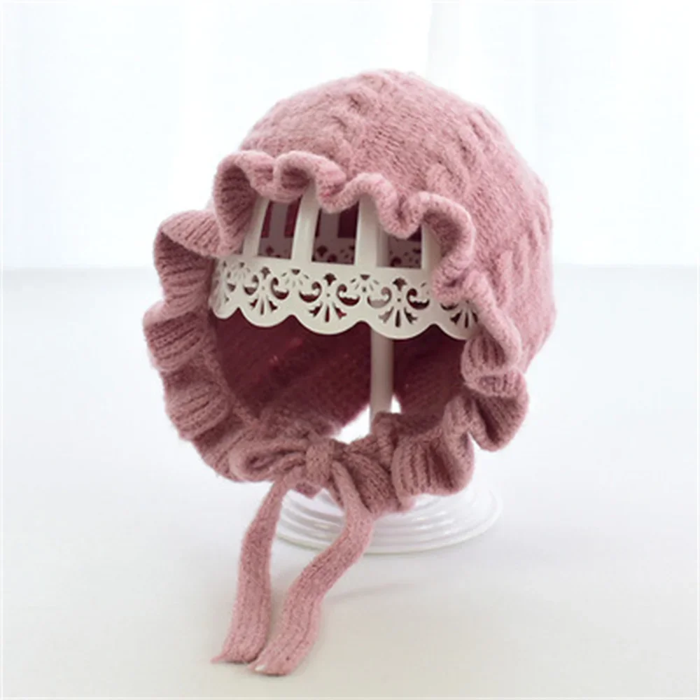 Baby Hat Soft 5 Months-2 Years Old Infant Accessories Children Wool Hat Thickened Autumn Winter Boys Care Children Knitting Hat