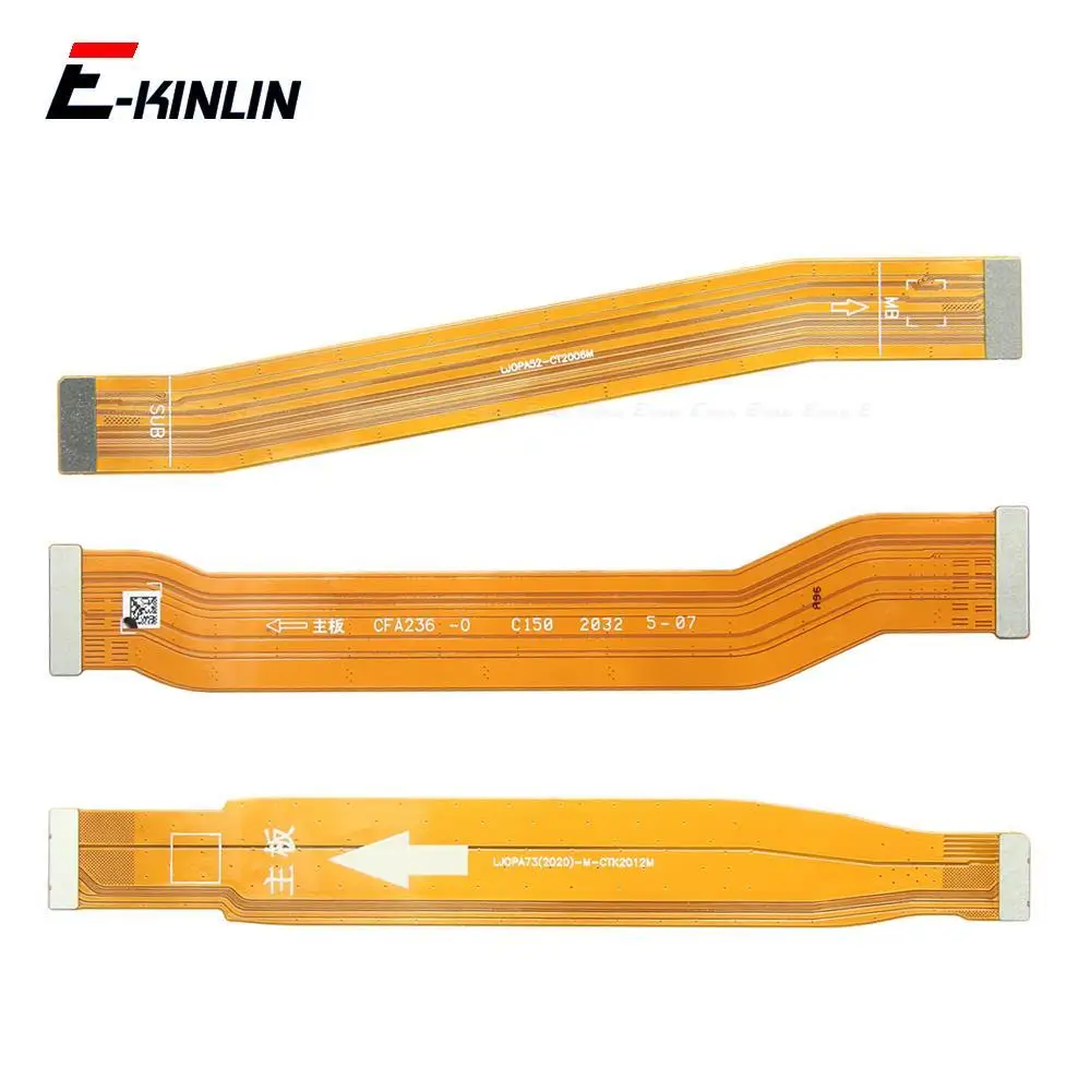 Câble flexible de connecteur d'écran LCD de carte mère principale, OPPO A72, A73, A74, A76, A77, A77s, A78, A79, 2020, 2022, 4G, 5G