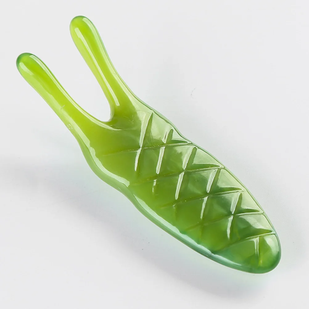 แท่งนวดหน้าเรซิ่น 3 ชิ้น สำหรับยกกระชับบริเวณจมูก เครื่องนวดหน้ากัวซาแบบพกพา ดูแลผิวหน้าด้วยมือ