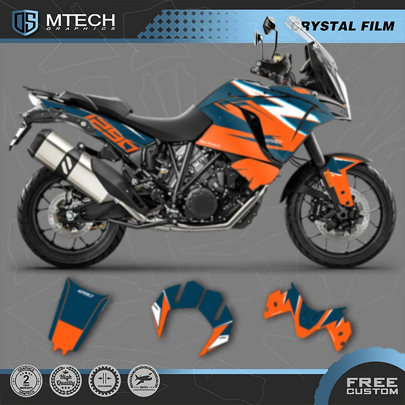 

DSMTECH Custom Motorcycle Graphics For KTM 2017 2018 2019 2020 ADV1290-R-S 17-20 ADV1290 Decals Stickers Kits 008