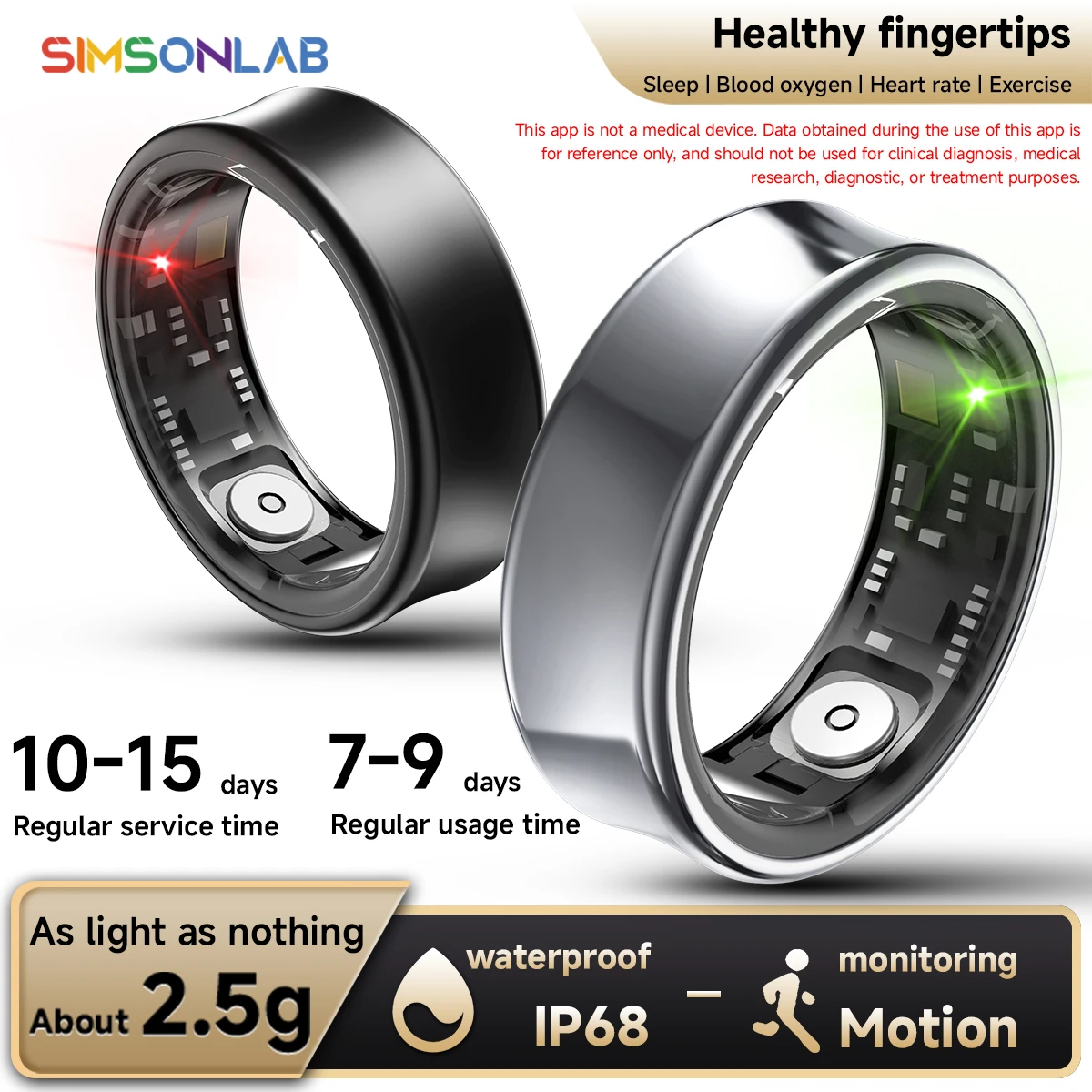 2026 Smart Ring Gesture Control Remote Photo Taking Phone Sc