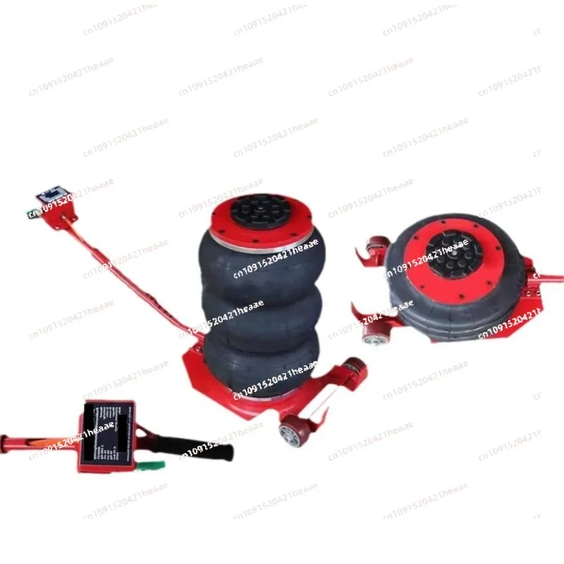 Suitable for  3.8Ton/6600 lbs Triple Bag Air Jack,Airbag  with Six Steel Pipes Fast Lifting Pneumatic Adjustable Long Handle