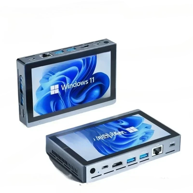 Higole 2 Pro Tablet Pad Industrial Windows 11 Tablet Mini PC 5.5 inch Touch Screen Mini Computer Fan Intel N5095 16GB+256GB+WIFI