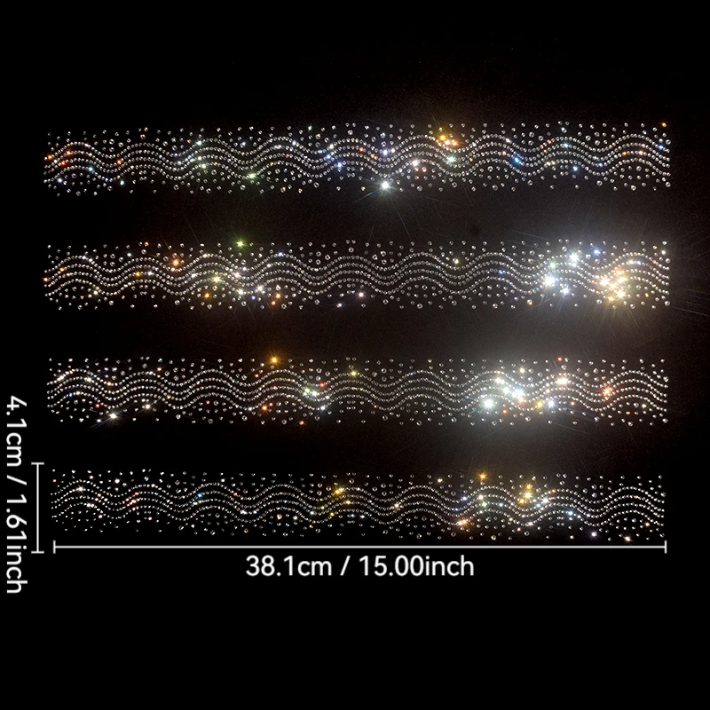 Fashionable rhinestone chain flower embossed diamond sequin DIY clothes T-shirt decorative patch clothing accessories