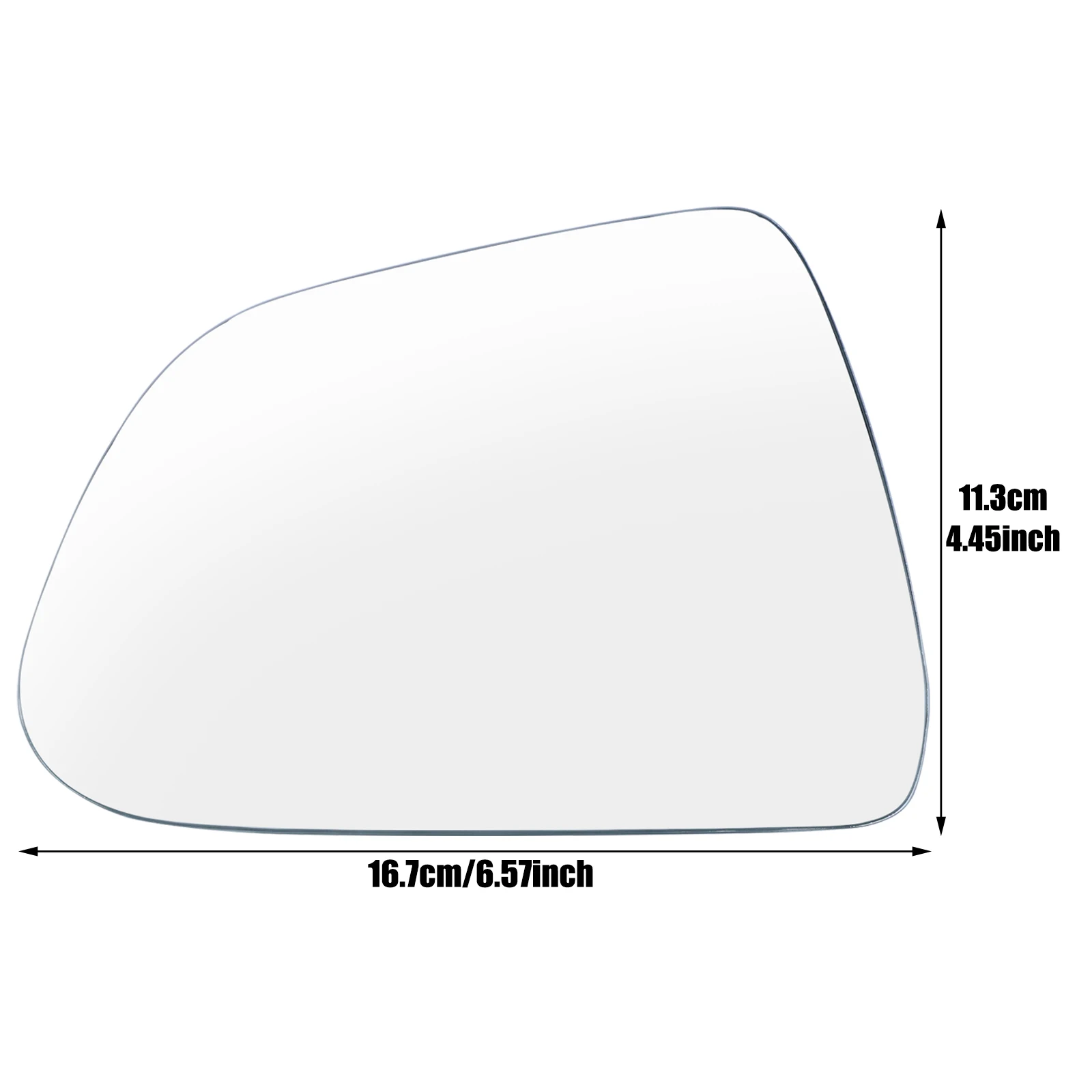 Left/Right Wide Angle Mirror Rearview Mirror Lens For Tesla Model 3 2017-2024 Assessory Heat Waterproof Anti Glare Large Vision