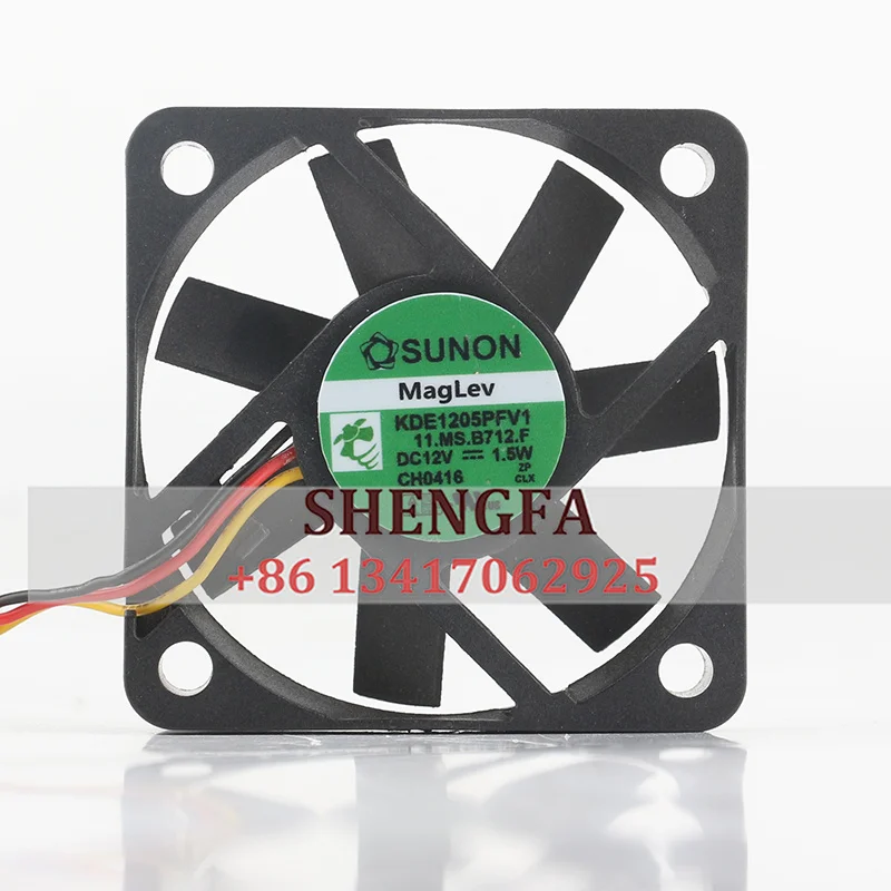 

Case fan for SUNON KDE1205PFV1 DC12V 1.5W/1.3W 5cm 5010 50x50x10MM Magnetic suspension quiet ultra-thin cooling fan