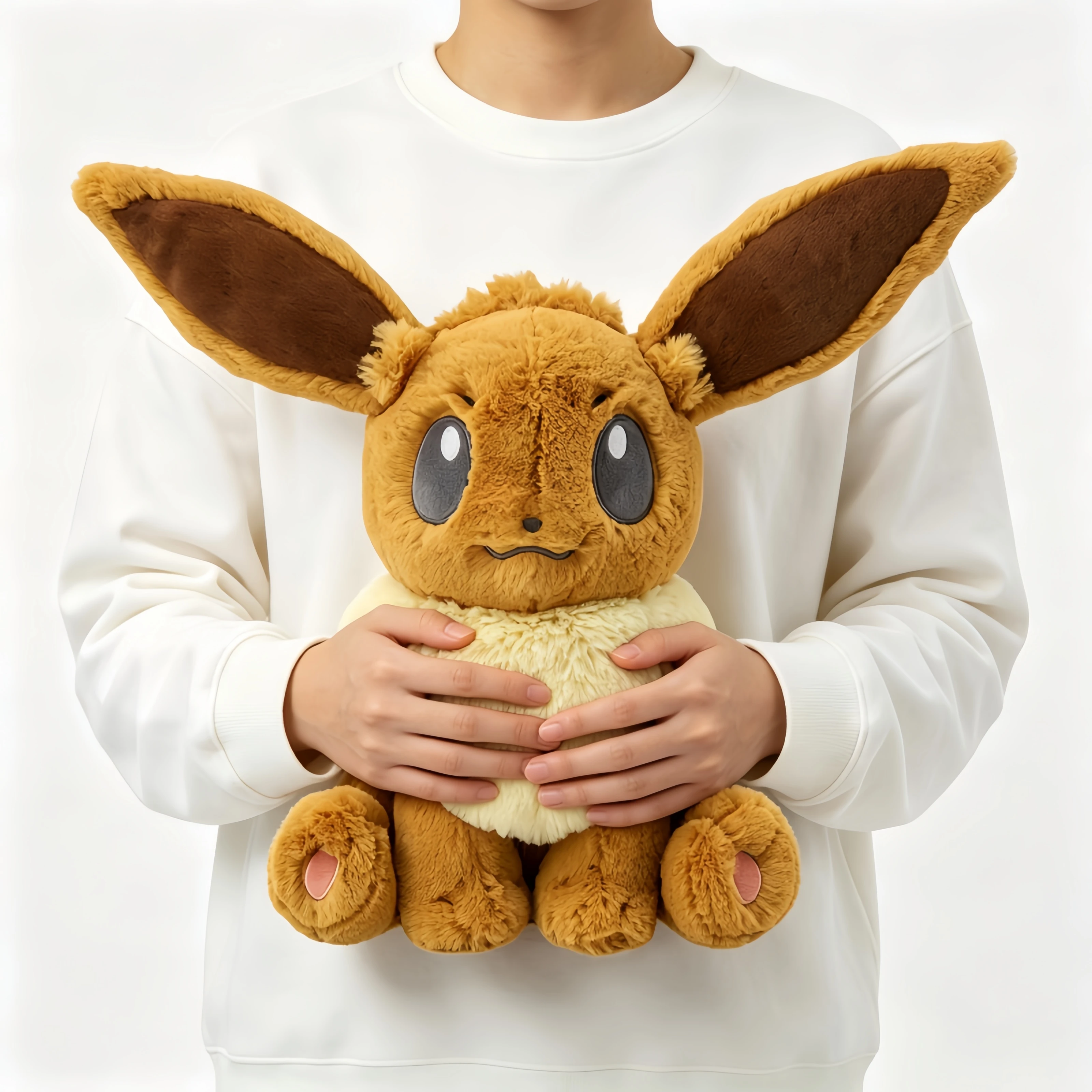  Soft Eevee Peluche Eevee Evoli Sleep Plush Flareon Vaporeon Sylveon Peluche Charizard Piplup Umbreon Plushies Riolu Toy Gift