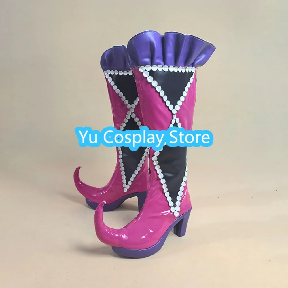 أحذية تنكرية جميلة للإيقاع Laala Manaka لأداء معرض الرسوم المتحركة أحذية تنكرية للهالوين دعائم أزياء الهالوين