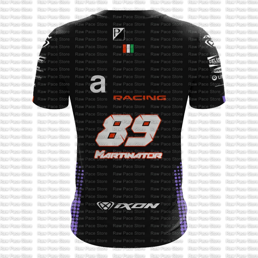 2026 Marco Bezzecchi 72 Replica Team T-Shirt Martín 89 Driver Quick Drying Short Sleeve Top Sports Casual Men's T-Shirts 6XL image 6