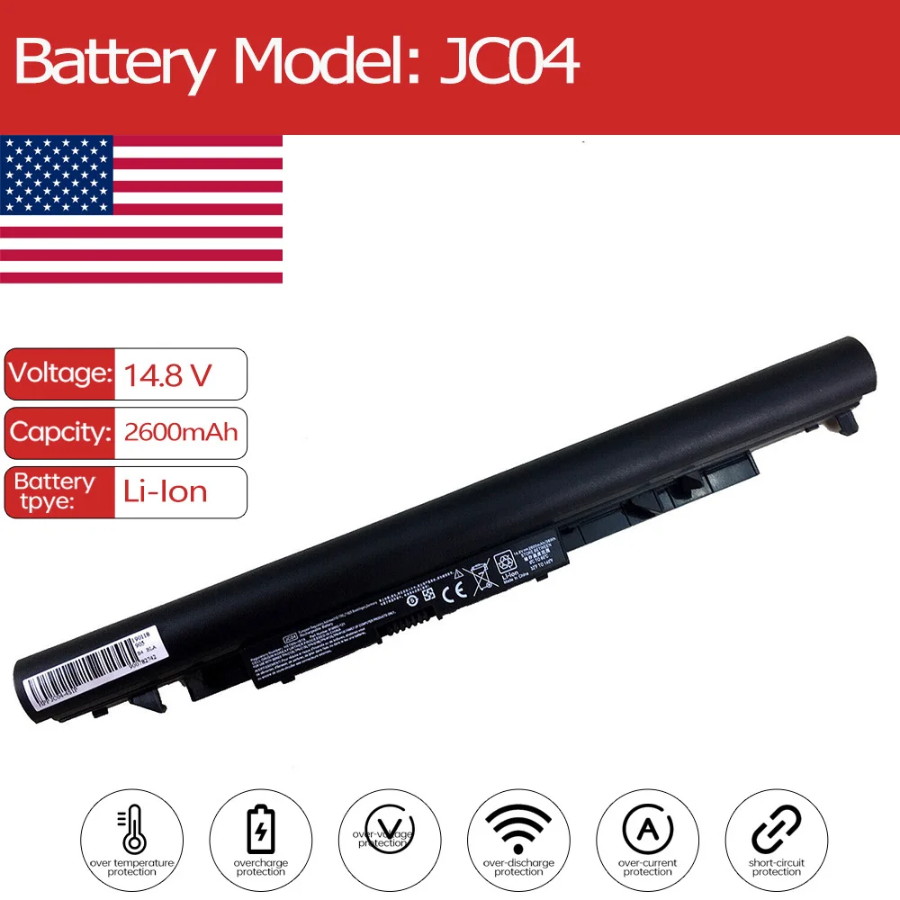

Jc03 Jc04 Laptop Battery for Hp 240 G6;245 G6;246 G6;250 G6;255 G6 Hstnn-Ib7X Hstnn-Db8F 17-Bs023Nf 17-Bs0Xx 15-Bw0Xx 15-Bs011