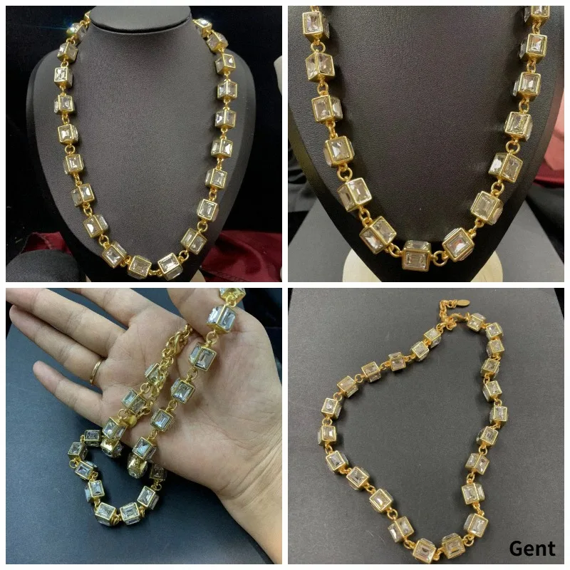 vintage-electroplated-real-gold-bamboo-knot-rectangular-inlaid-diamond-faceted-gemstone-necklace