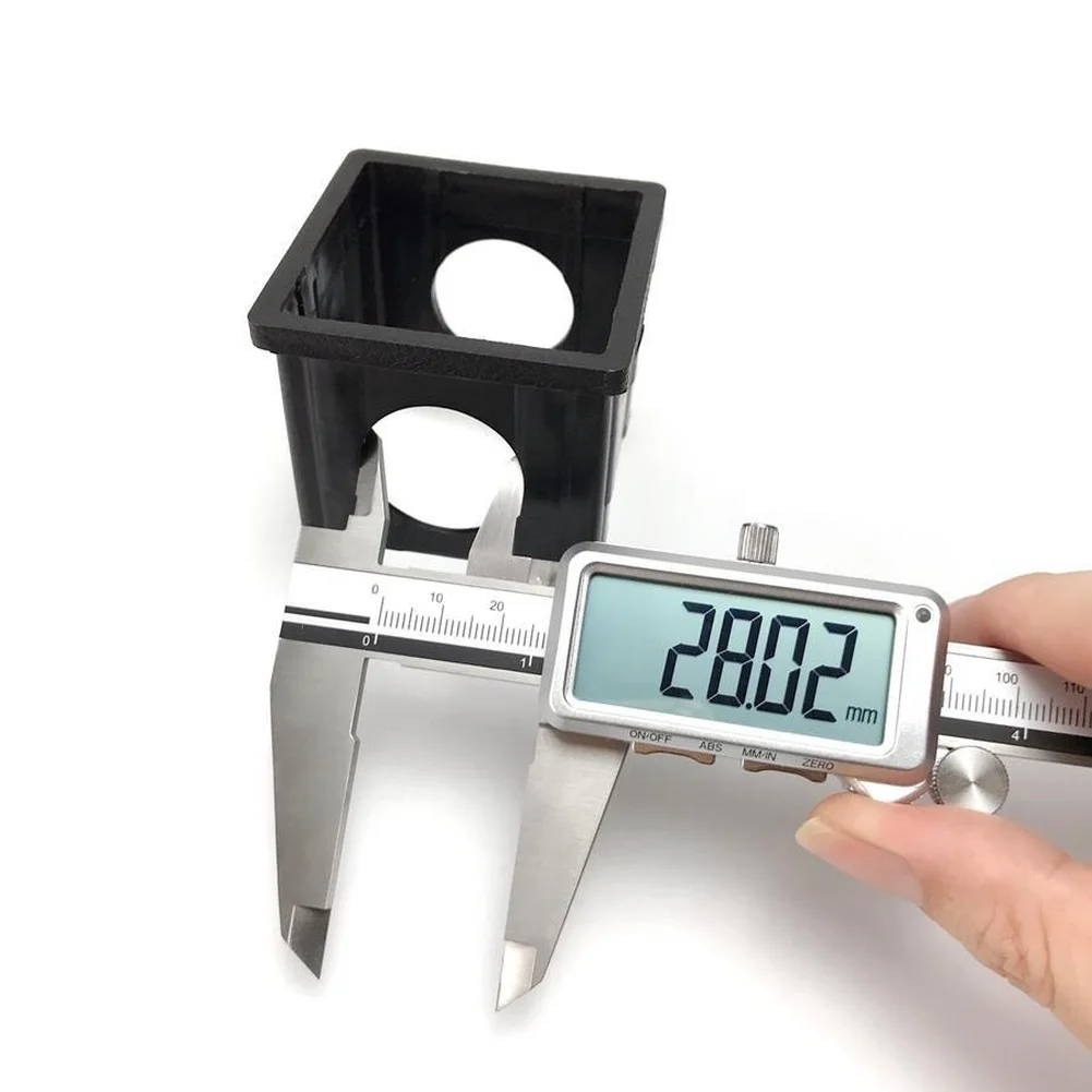 Plastic Square Tube Bushing 60mm to 50mm Black Reducing Sleeve for Indoor Exercise Equipment and Modular Frames