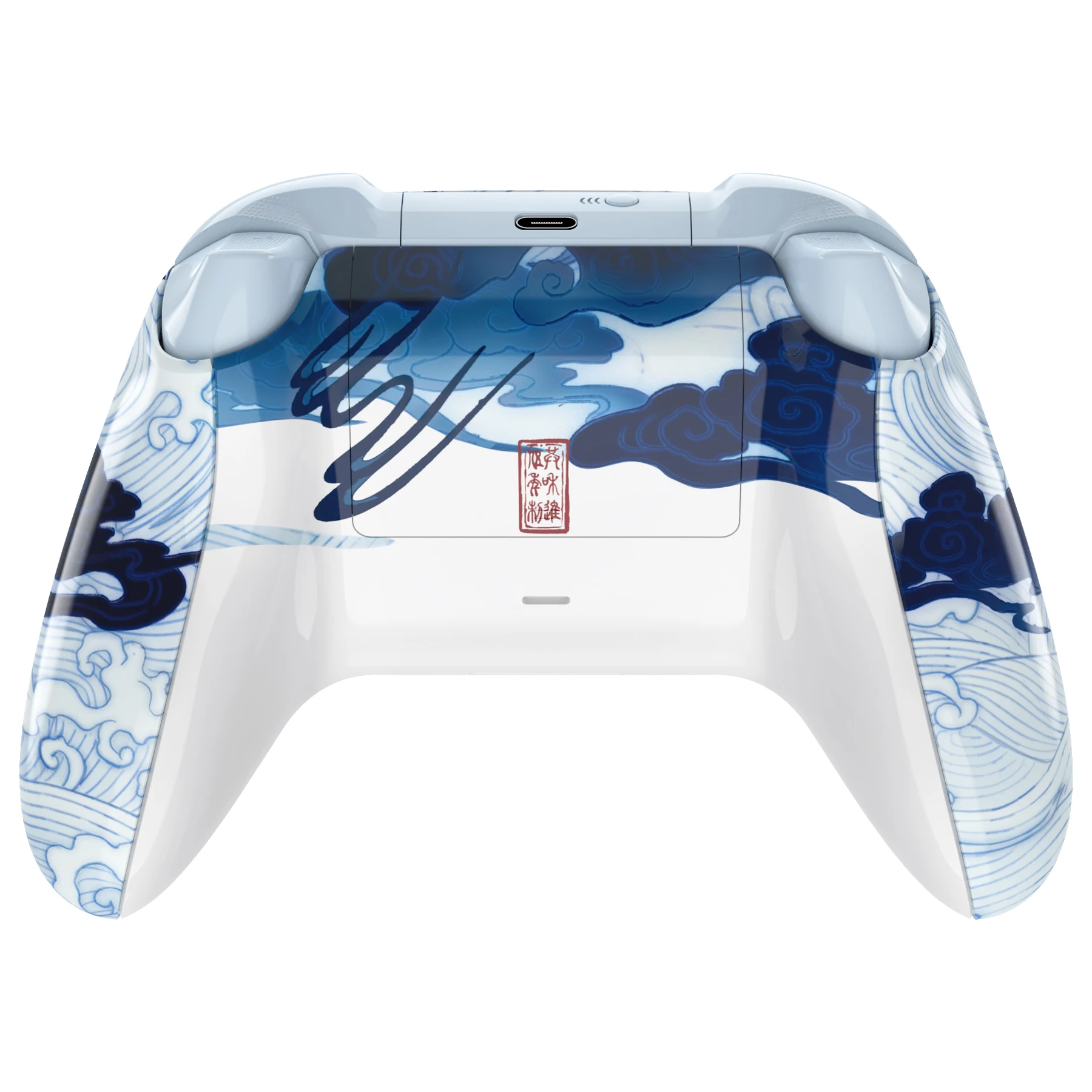 Extremate Set lengkap Kelinci Paskah Tombol cangkang perumahan untuk Pengontrol nirkabel Xbox Core, penutup pelat depan belakang samping