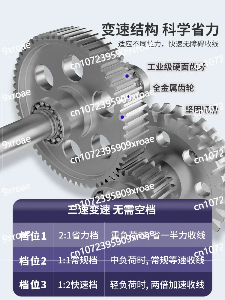 عجلات طائرة ورقية متغيرة السرعة مقاس A9، نسخة محسنة قابلة للطي، عجلة روليت كبيرة ذات خط طائرة ورقية راقية #2