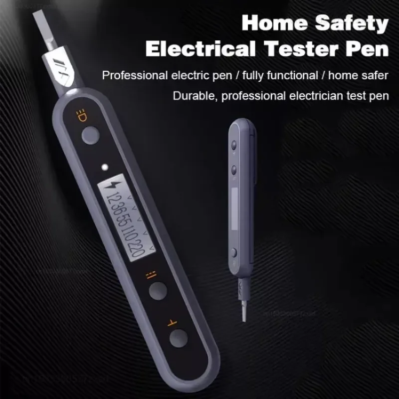  JIMIHOME Digital Voltage Current Detectors Safe Portable High-precision Line Detection Multifunctional Voltage Test Pen