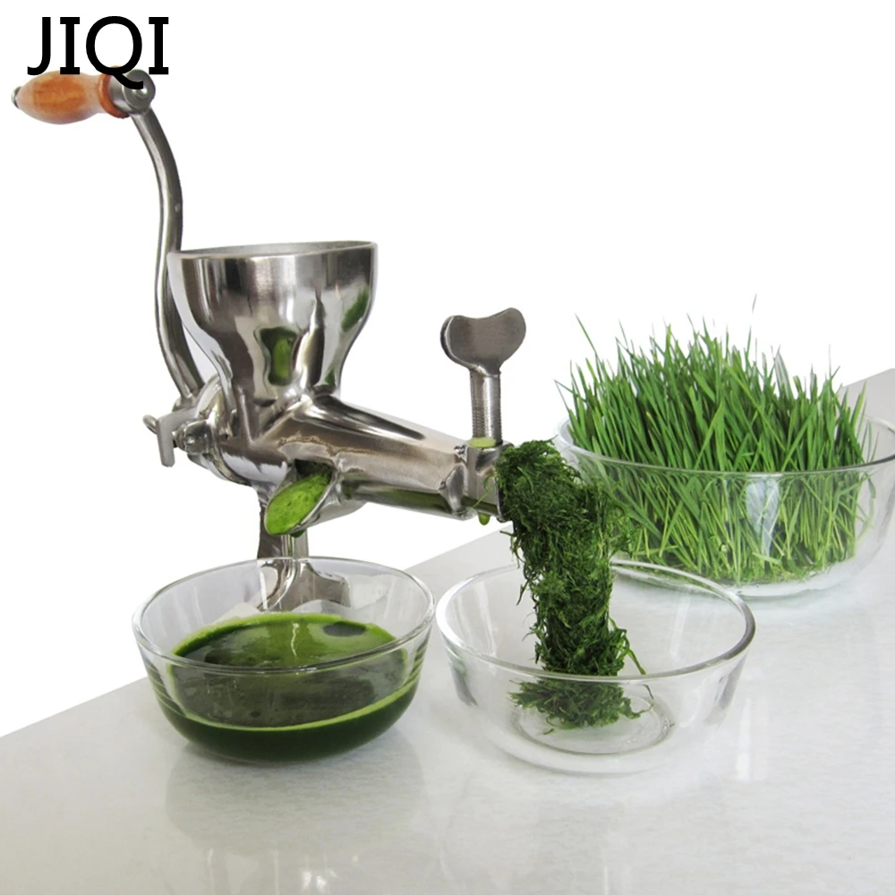 

Wheatgrass Seedling juicer Hand-cranked Desktop Stainless Steel Slow juicer Slag Juice Separation Vegetable Ginger Neat juice