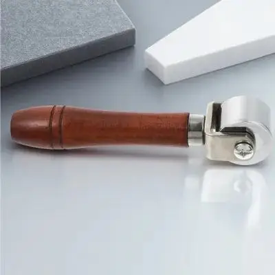 

Press Roller Tool Steel Metal Creaser For Edge Smoothing Bonding Craft Work Diy Crafting