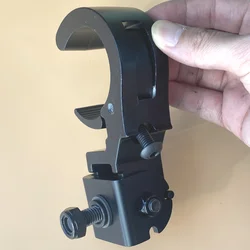 Truss Aluminum Stage Lighting Fold Clamp 48-50mm Tube Heavy Duty Side Folding Hook For Mobile DJ Moving Head Para LED Spotlight