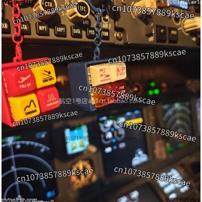 Boeing 737 Airbus sound emulator pilot keychain