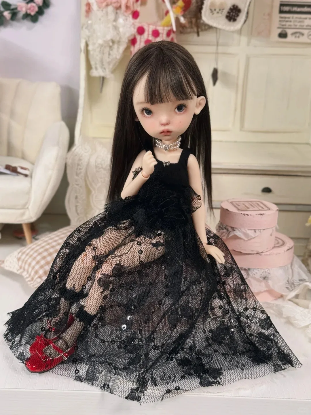 Cute Girl Movable nana Doll, Collectible Baby Figure, 1/6 Scale, High-Quality, Exquisite, New Toy, Landoudou