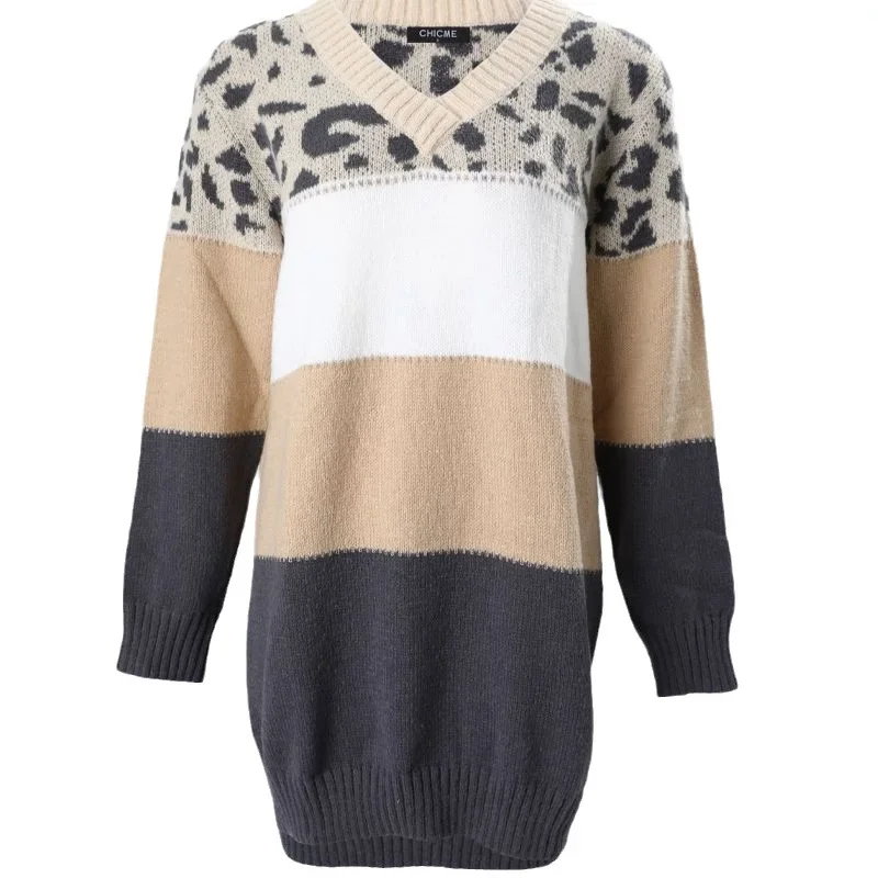 

Women's Sweater Fashion New Crochet Patchwork Pullover Dresses for Women 2023