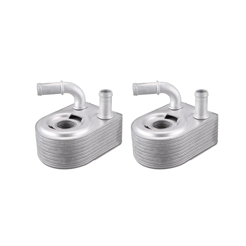 

2X новый алюминиевый масляный радиатор двигателя 7S7G6B856CA, подходит для Ford-L94A