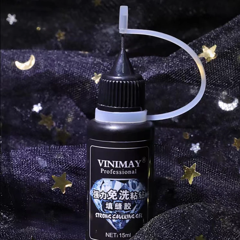 VINIMAY Strong Caulking Gel Gel Nail Polish Nail Jewelry Glue Kit Soak Off Gelpolish Nail Art Primer Lacquer Nails Salon