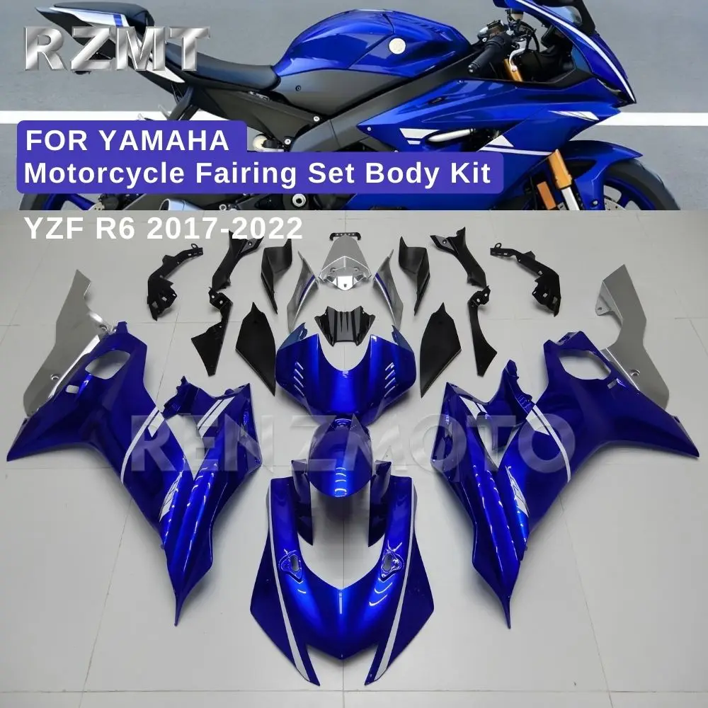 

For YAMAHA YZF-R6 YZF R6 2017-2022 Fairing Motorcycle Set Body Kit Decoration Plastic Guard Plate Accessories Shell Injection