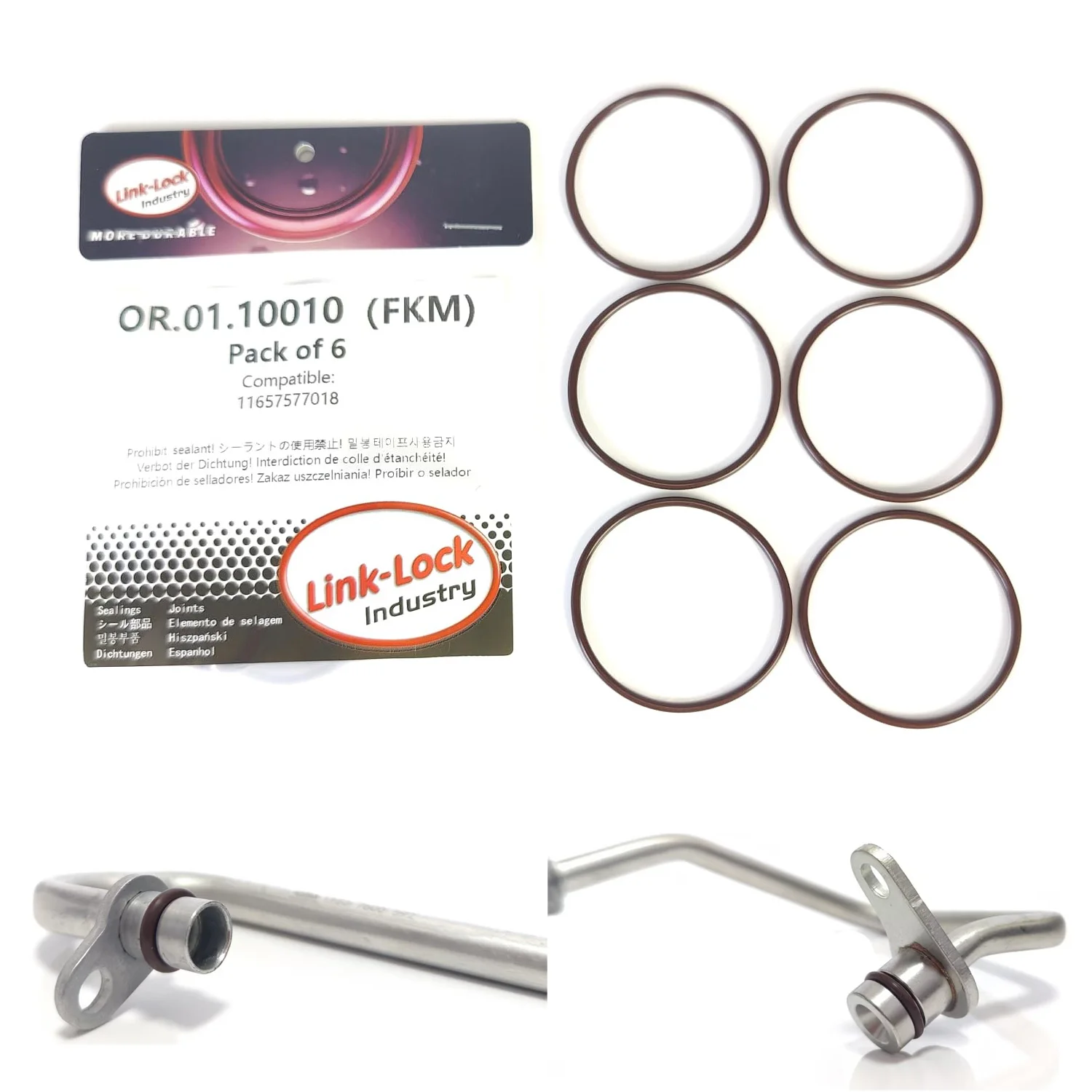 6PCS Fkm Viton OR.0…