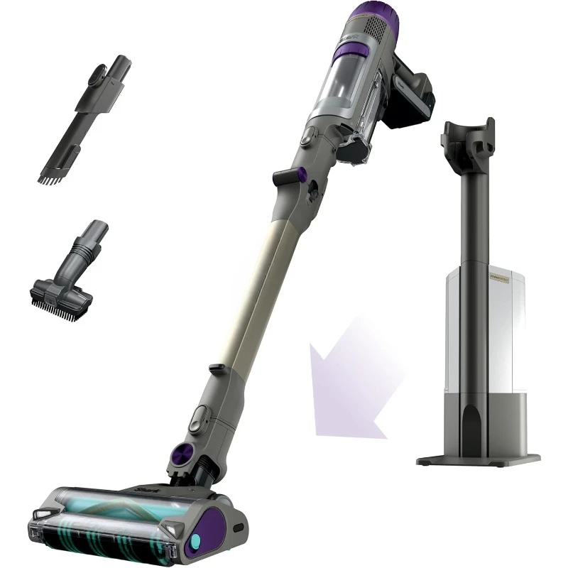 Clean Empty Cordless Stick Vacuum Auto-Empty System,Powerful Suction,HEPA Filtration,Carpet Hard Floor,Portable