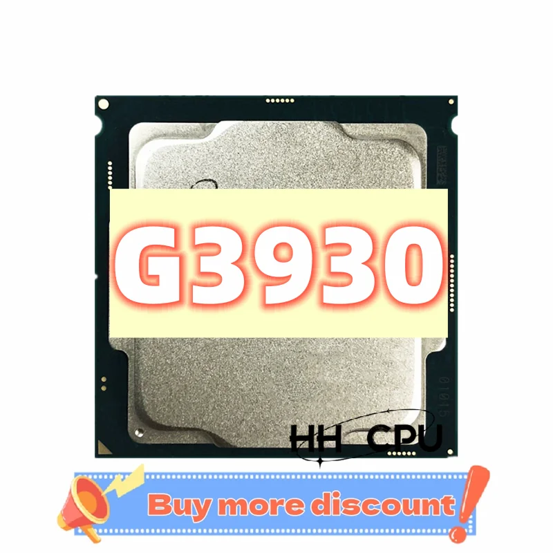 -Procesador Celeron de CPU G3930 de doble núcleo, 2,9 GHz, 2M, 51W, LGA 1151